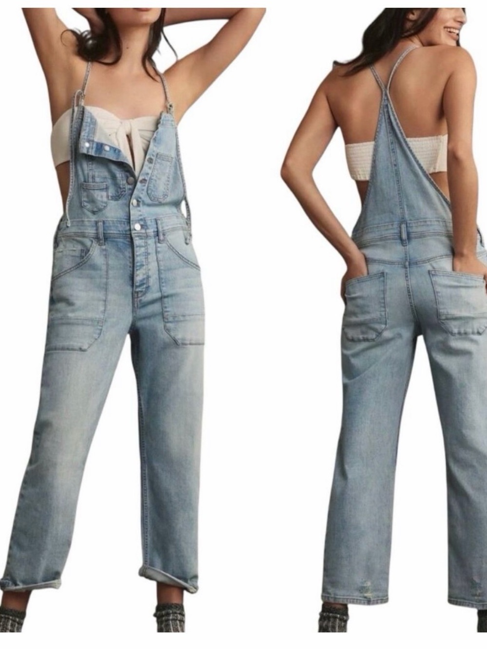 Pilcro Painter Denim Overalls